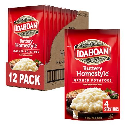 Idahoan Buttery Homestyle Mashed Potatoes 12-Pack