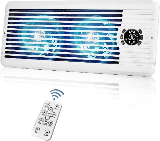 Smart AC Vent Booster Fan 4" x 12"