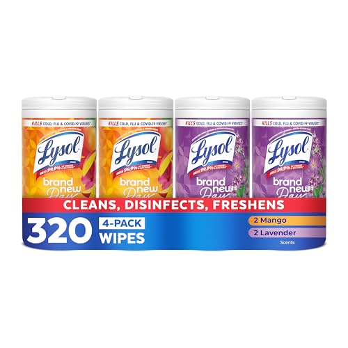 Lysol All-Purpose Disinfecting Wipes 4-Pack 80-Count Deal