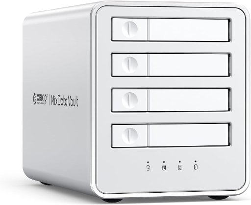 (Prime Deal) ORICO All-Flash 4-Bay 10 Gbps USB-C Docking Station (32TB Capacity) Deal