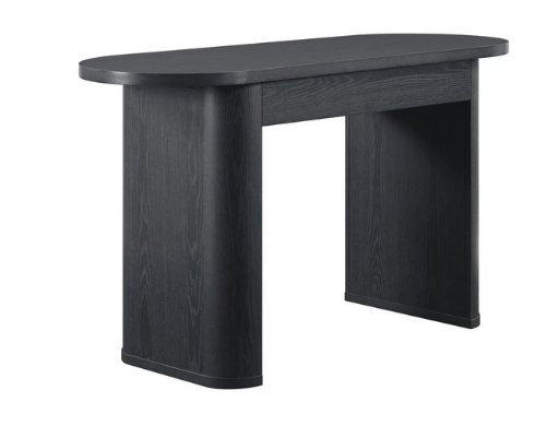 Better Homes & Gardens Juliet Oval Writing Desk (Rich Black Finish)