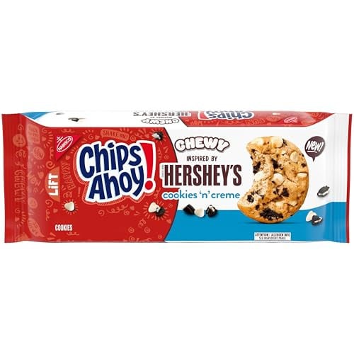 CHIPS AHOY! Chewy Hershey's Cookies 'n' Creme Bar-Inspired Cookies, 9.58 oz Deal