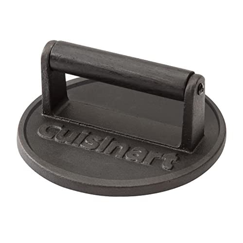 Cuisinart 6.5" Cast Iron Smashed Burger Press Tool Deal