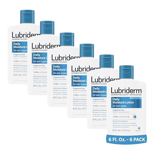Lubriderm Fragrance-Free Daily Moisture Body Lotion 6-Pack