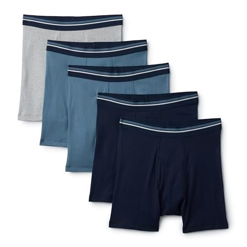 Amazon Essentials Men's Breathable Cotton Underwear Boxer Briefs 5-Pack Deal