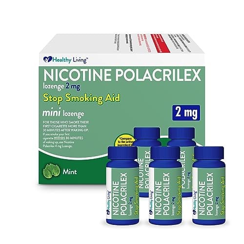 Healthy Living Nicotine Polacrilex Mini Lozenge 2 mg 135 Count Deal