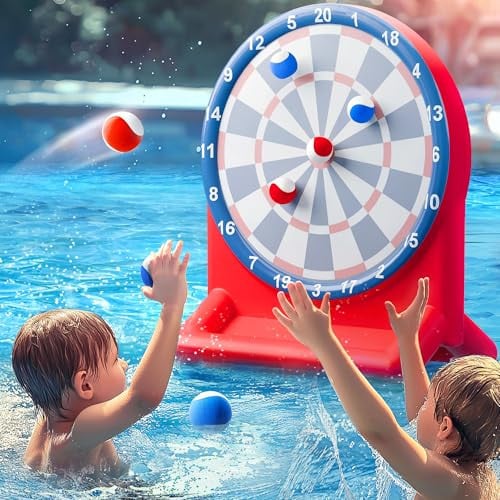 Inflatable Dart Board Toss Water Game Deal