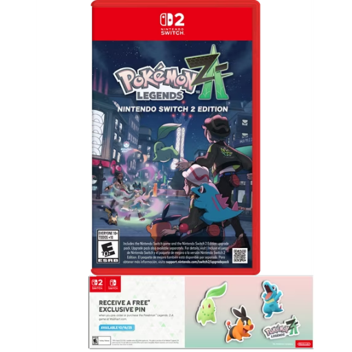 Pokemon Legends: Z-A (Nintendo Switch 2) + Free Pin