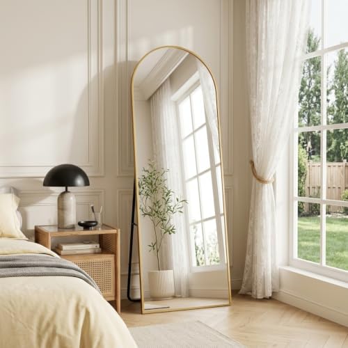 NBGV 57"x17" Arched Full Length Floor Mirror