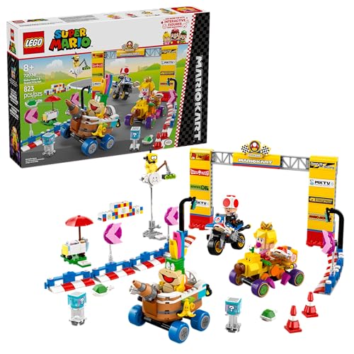LEGO Super Mario: Mario Kart Baby Peach & Grand Prix Set Home Circuit - Nintendo Toy Building Set for Kids - Collectible Toy - 72036 Deal