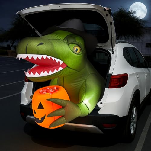 Dinosaur Trunk or Treat Car Decorations Kit with LEDs Deal