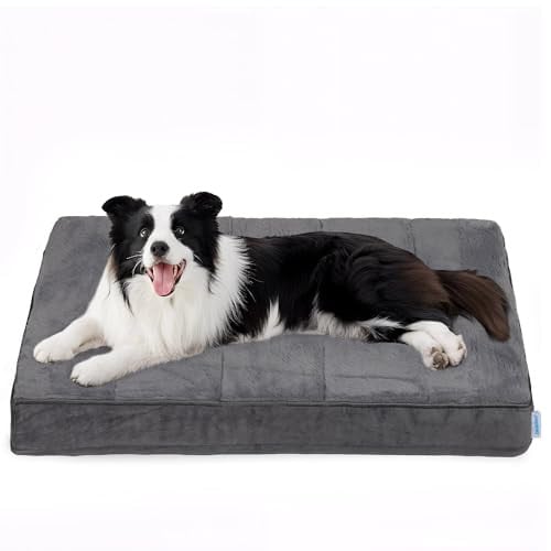 ZAKAPAWS Pet Beds & Crate Pads 35" x 23" Orthopedic Memory Foam Deal