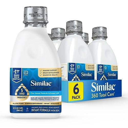 Similac 360 Total Care Infant Formula Ready to Feed 32-fl-oz Bottle 6-Pack Deal