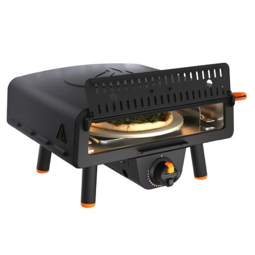 Blackstone Outdoor Tabletop Propane Pizza Oven w/ 13” Rotating Pizza Stone