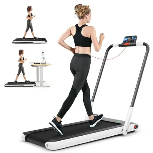 Superfit 2.25HP Folding Treadmill w/ App & Remote Control