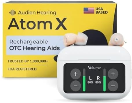 Audien Atom X Hearing Aid Device Pair for both left and right ear