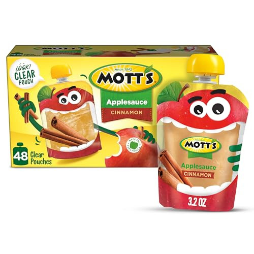 48-Pack 3.2-Oz Mott's Cinnamon Applesauce