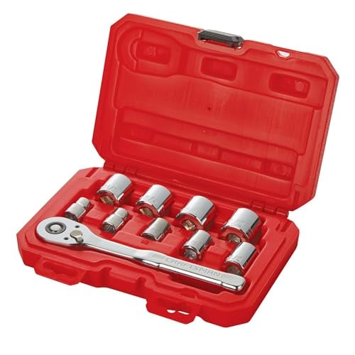10-Piece Craftsman 3/8" Drive Polished Chrome SAE Mechanics Tool Set Deal
