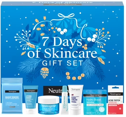 Neutrogena 7-Piece 7 Days of Skincare Set Beauty Essentials Kit
