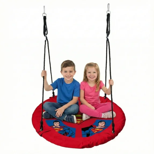 40" Saucer Tree Swing for Kids (Superman or Batman)