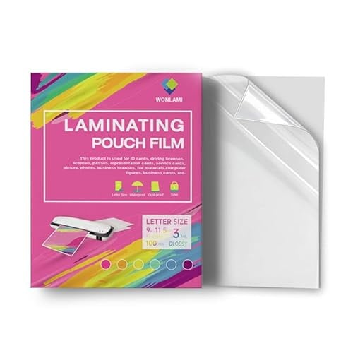 Thermal Laminating Pouches 9x11.5 Inches