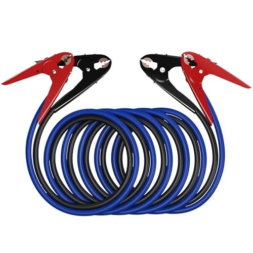 SAFEMATE Heavy Duty Jumper Cables, 2 Gauge 18 feet