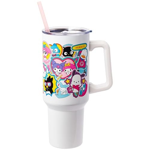 Silver Buffalo Sanrio Hello Kitty & Friends Double Walled Stainless Steel Tumbler 40 Ounces
