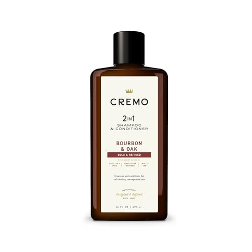 16-Oz Cremo Bourbon & Oak 2 in 1 Shampoo & Conditioner