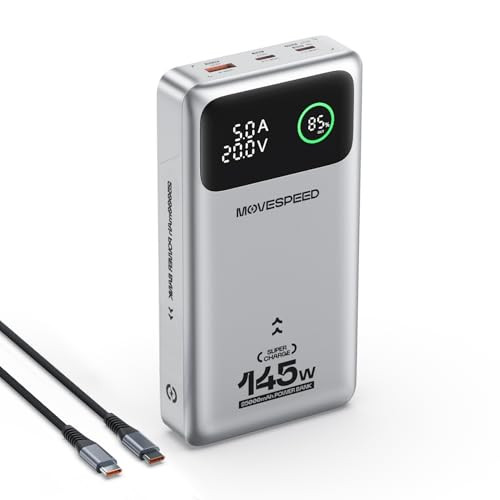Move Speed 25000mAh 145W 3-Port Laptop Power Bank