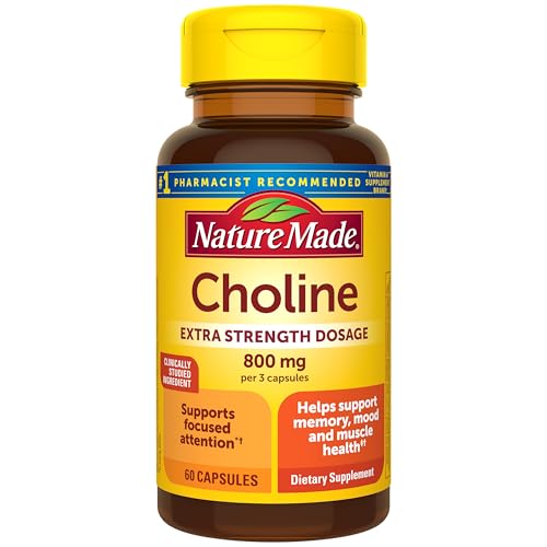 Nature Made Choline Supplements, 60 Capsules Deal