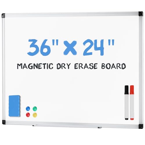 DUMOS 36" x 24" Magnetic Dry Erase Whiteboard Deal