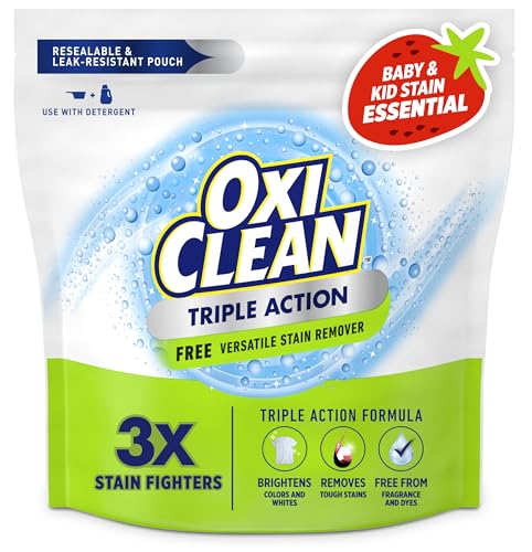 OxiClean Triple Action Free Versatile Stain Remover Powder 4 lbs Deal