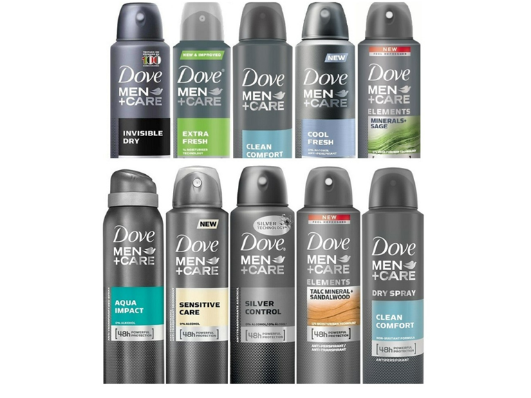 Dove Deodorant Spray 10-Pack Deal