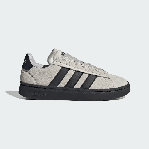 Adidas Men's Grand Court Alpha Shoes (Grey One / Core Black / Core Black)