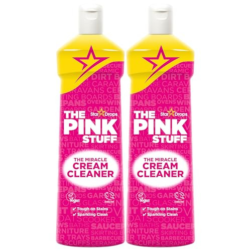2 x 2-Pack 16.9-Oz The Pink Stuff Stardrops The Miracle Cream Cleaner