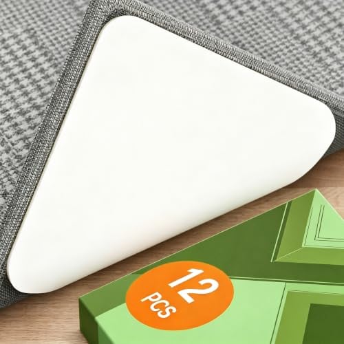 Home Techpro Double-Sided Reusable Rug Gripper Pads 12-Count (3.15") Deal