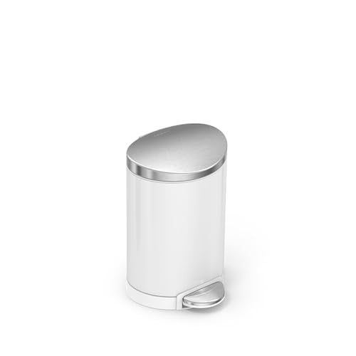 simplehuman Semi-Round Bathroom Step Trash Can 6L Deal
