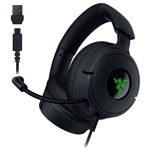 Razer Kraken V4 X Wired Gaming Headset Black