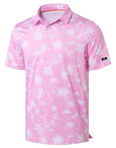 Obla Men’s Golf Polo Shirts with Moisture-Wicking Fabric Deal