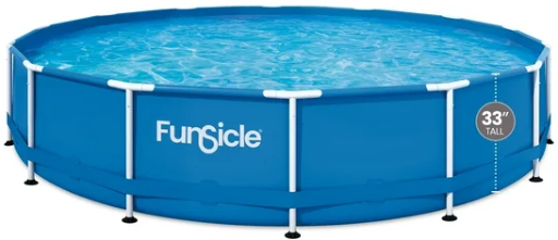 Funsicle 14ft Activity Above Ground Metal Frame Swimming Pool Deal