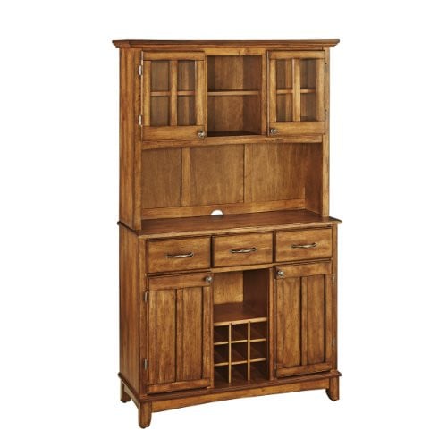 Homestyles Buffet of Buffets Cottage Oak Buffet with Hardwood Top Deal