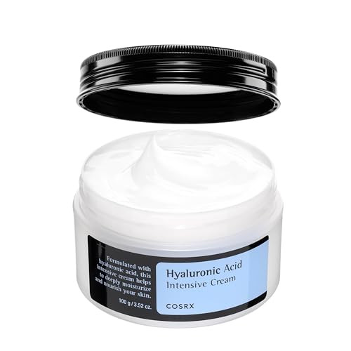 Hyaluronic Acid Intensive Moisturizing Cream 3.52-Oz + AHA BHA Vitamin C Toner