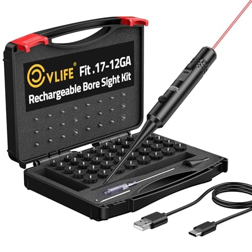 CVLIFE Rechargeable Bore Sight Laser Kit with 64 Adapters Deal