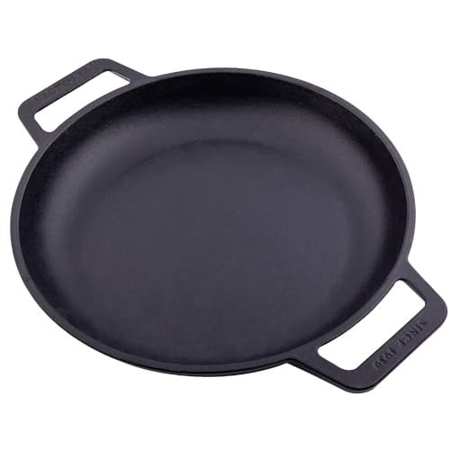Victoria Cast Iron Round Skillet with Double Loop Handles 10" Deal