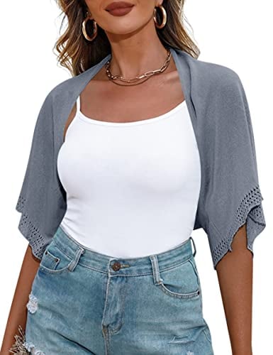 Women's Short Sleeve Bolero Shrug