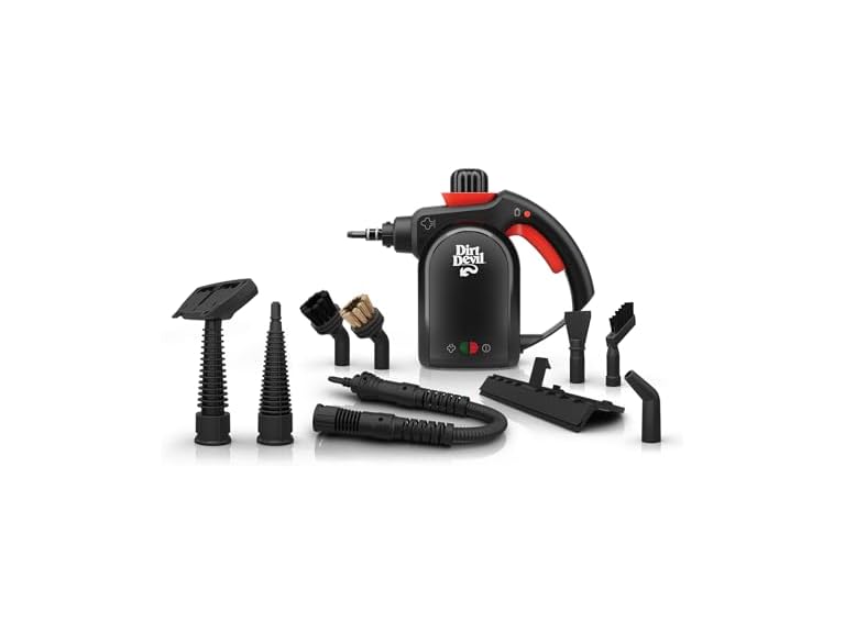 Dirt Devil 7-in-1 Portable Handheld Steamer with Cleaning Tools (Refurbished)