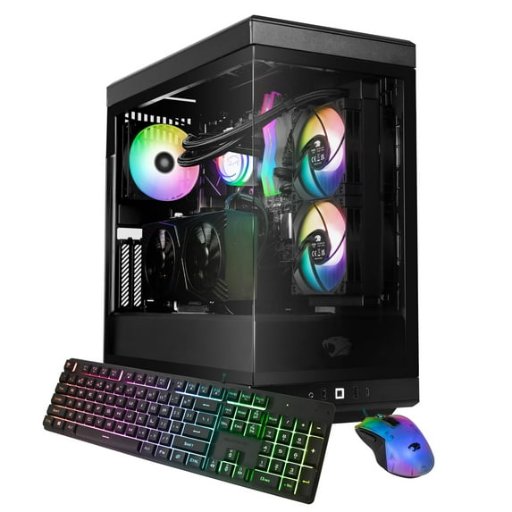 iBUYPOWER Y40 PRO Gaming Desktop: Ryzen 7 9800X3D, RX 7800 XT 16GB, 32GB DDR5, 2TB NVMe SSD