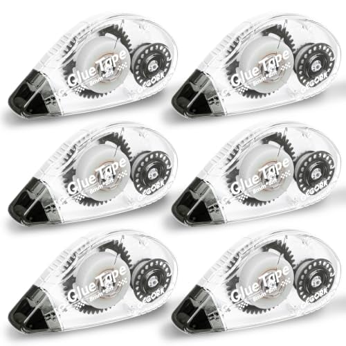 Gecork Double Sided Glue Roller 6-Pack Deal