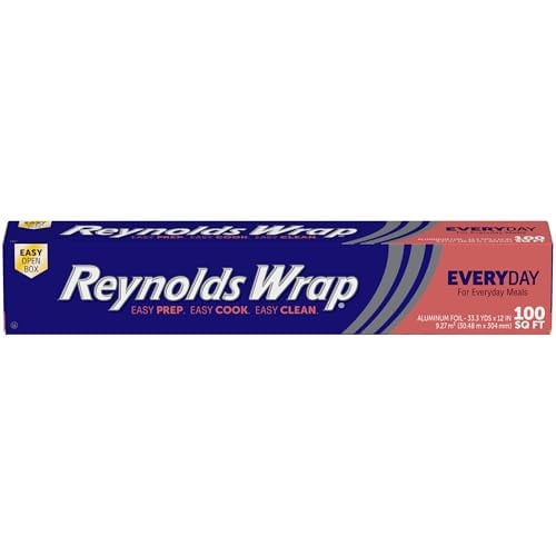 Reynolds Wrap Everyday Strength Aluminum Foil Roll, 12 Inches Wide, 100 Total Sq. Ft. Deal