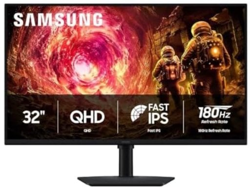 Samsung Odyssey G50F 32" 1440p HDR 180Hz IPS Gaming Monitor Deal
